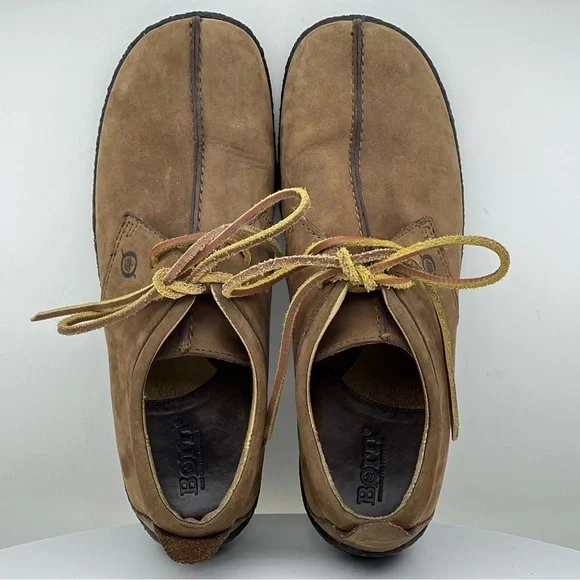 Born Oxford Sneaker Nubuck Brown Leather Gorp Western Southwestern Hippie Boho 8 - Picture 4 of 15